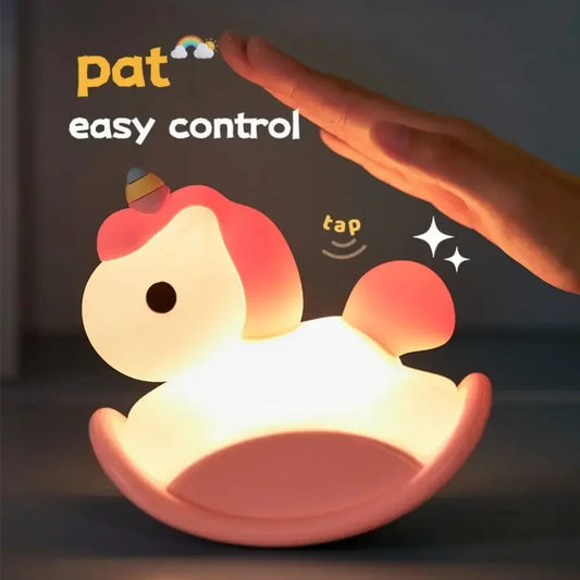 Veilleuse licorne rechargeable