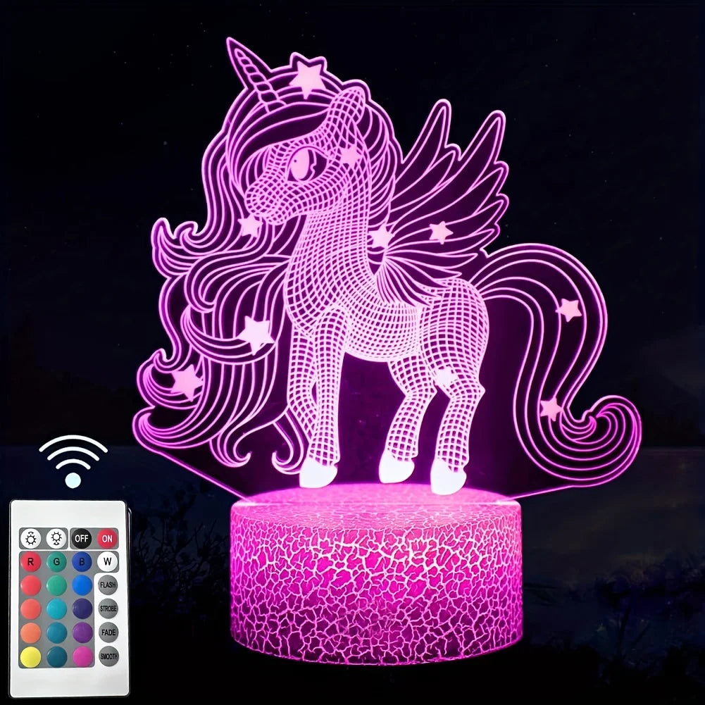 Veilleuse enfant projection licorne