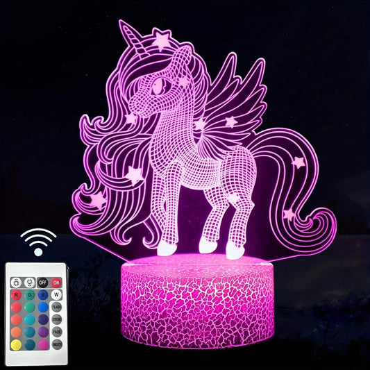 Veilleuse enfant projection licorne