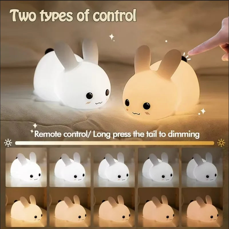 Veilleuse enfant lapin rechargeable