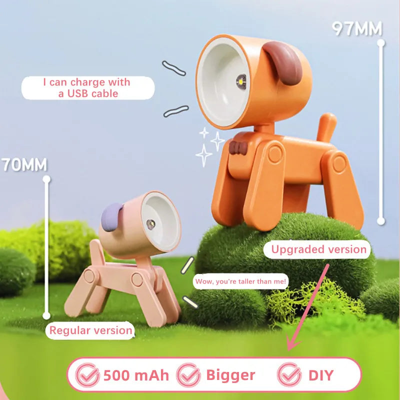 Veilleuse enfant chien rechargeable