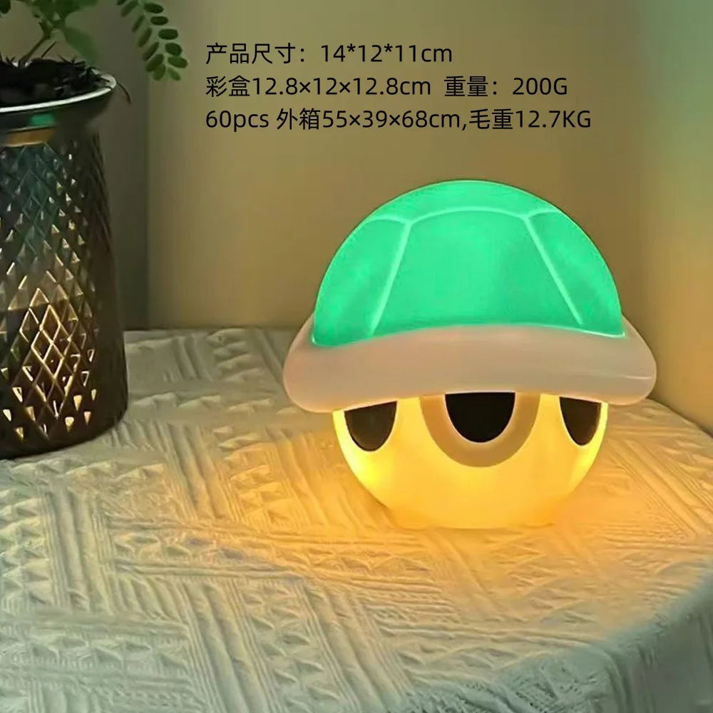 Veilleuse de nuit carapace de tortue Mario