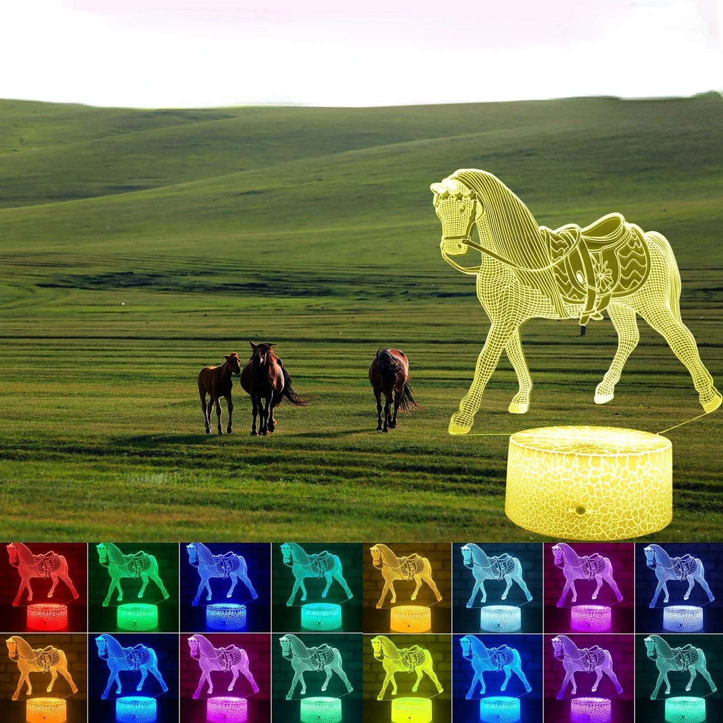 Veilleuse enfant projection licorne